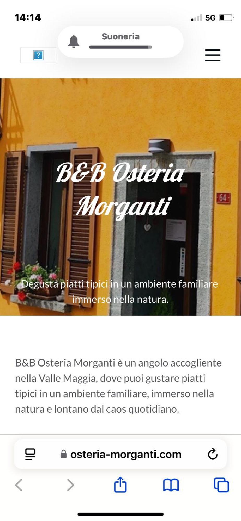 B&B Osteria Morganti Someo Bagian luar foto